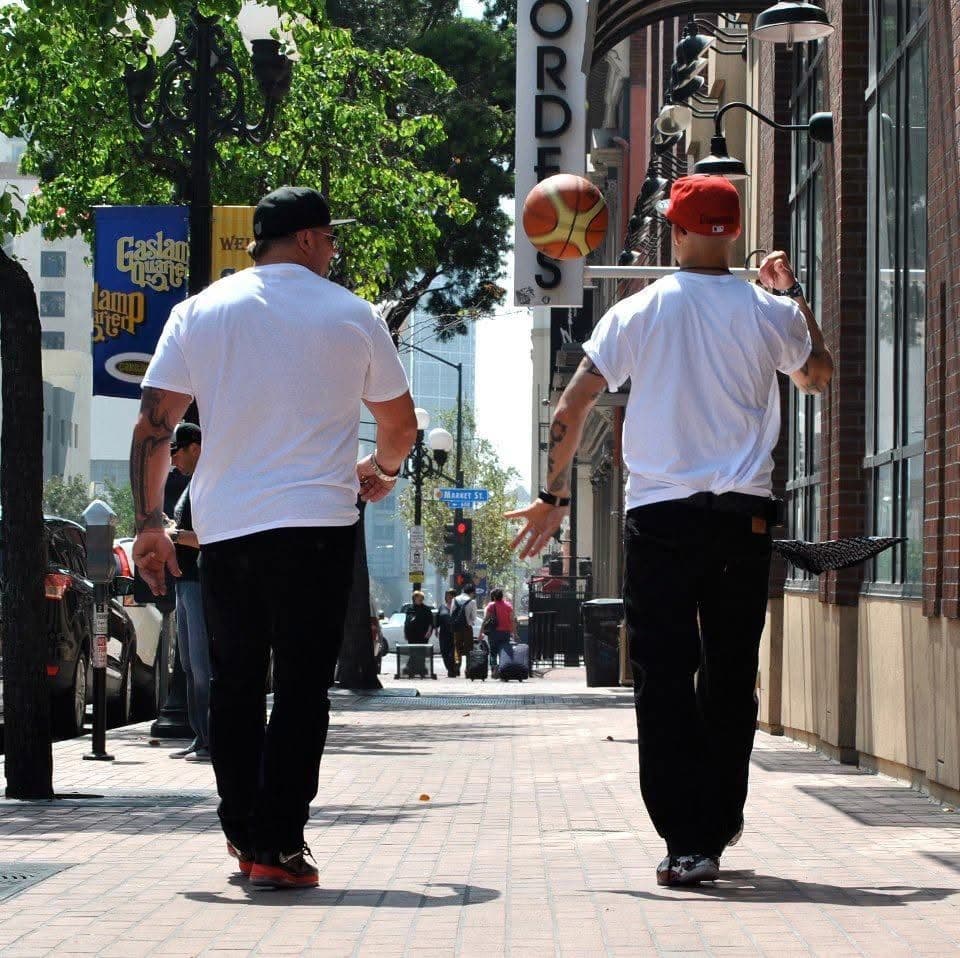 Duché and TRYP Bradley walking together