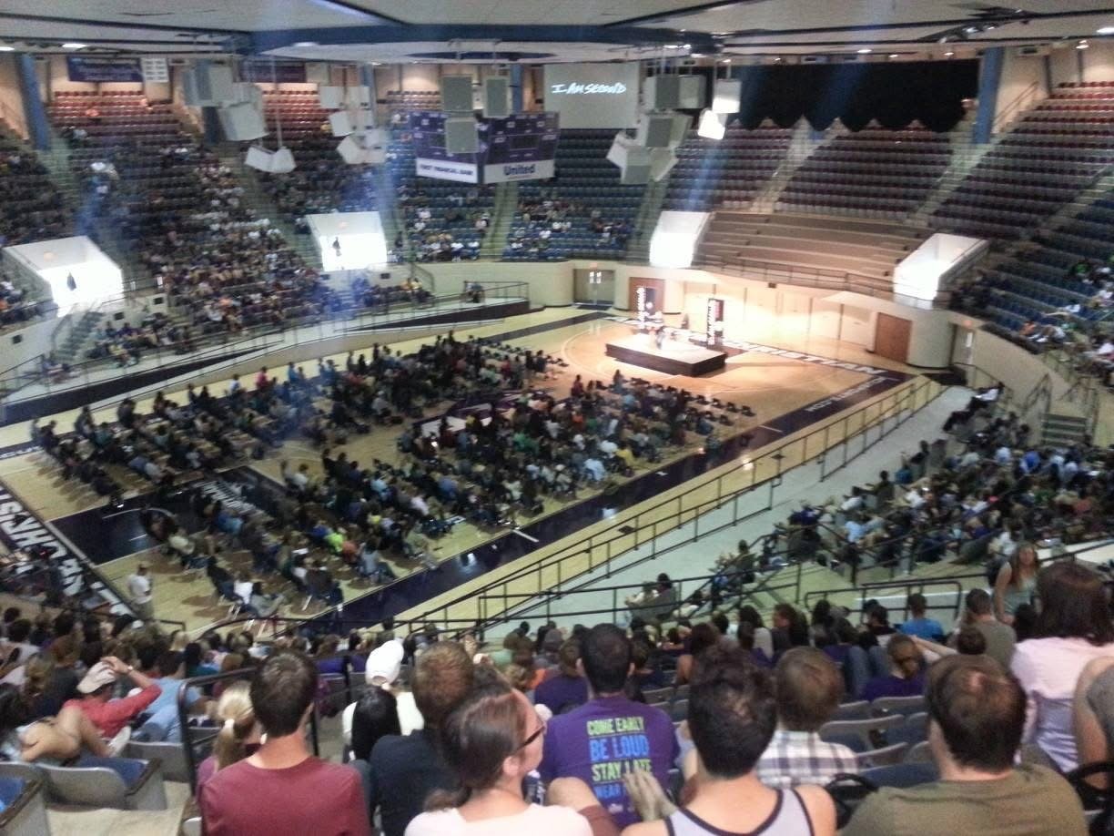 Arena crowd at a Duché Bradley event